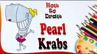 How to Draw Pearl Krabs || SpongeBob SquarePants || Easy drawing