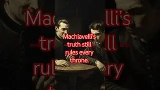 Machiavelli#DarkPhilosophy #PowerIsEverything #MachiavellianMindset #FearAndControl #ShadowOfPower