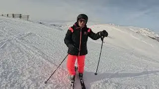 Session de carving sur le domaine de super devoluy en France dans les alpe ses juste trop bien 