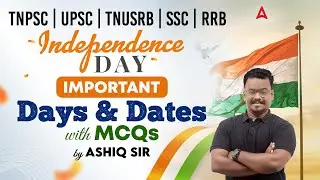 Important Day and Date MCQs | Important Days and Dates for Competitive Exams in Tamil | By Ashiq Sir