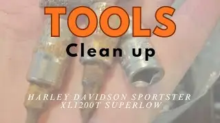 Clean up day - Tools - Rust removal, lube & washing my Harley Davidson sportster XL1200T Superlow 