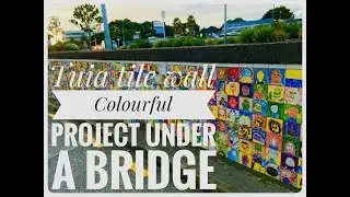 Tuia Tile Wall @ Kaiti, Gisborne, New Zealand