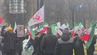 Iranians in Toronto Support the Iran Uprising, Honor Its Martyrs & Call for a Free, Democratic Iran