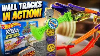 Hot Wheels Roto-Arm Revolution Wall Tracks Set