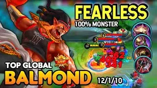 100% Monster! Balmond Best Build 2021 | Top Global Balmond Gameplay | Mobile Legends✓