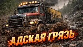 Грузовик тонет в грязи! SnowRunner бездорожье