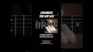 Follow for more guitar licks. Chromatic #triphop #guitarlick inspired by #portishead #glorybox