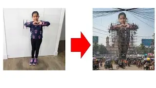 Turning a Simple Photo into a Giant Statue | Creative AI Art