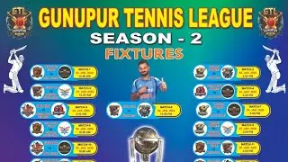 🛑LIVE : GUNUPUR TENNIS LEAGUE - 2026 SEASON-2 || L10 : SILENT ENTRY VS  ROYAL RIDERS   ||