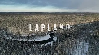 Oulanka National Park from above  | Finland | Cinematic drone video 4K | January 2023