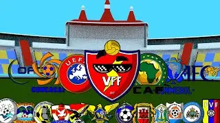 A PIOR seleção de cada CONFEDERAÇÃO
