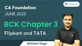 Flipkart and TATA | CA Foundation | Akhilesh Daga