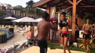 Chavella lee #Demo (simsongym suriname)