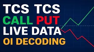 TCS | Real Time Data Updates | Call Put Live Data | OI Decoding | Support Resistance