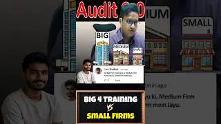 CA Articleship: Big 4 Training vs Small Firm Hustle 💼🔥 | CA Siddharth Agarwal