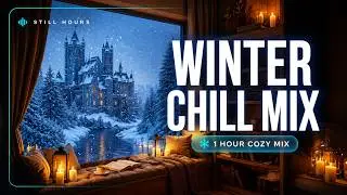 Deep Focus for Work & Study | Snowfall Outside the Window | 2H Ambient Focus Session