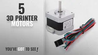 Top 10 3D Printer Motors [2018]: Nema 17 2 Phase 4-wire Stepper Motor 1.8 Degree for 3D Printer (42