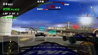 Cart Fury Arcade - Cockpit View - Mark Blundell - The Skyway - Full Race