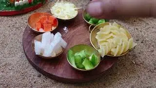 Miniature White Sauce Pasta | Tiny Creamy Pasta Recipe ✨🧀