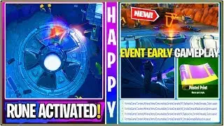 *NEW* Fortnite: First Rune Activated, Leaked Bunker Open, Encrypted Easter Skin!