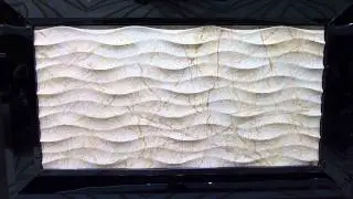 Nature 3D Sofitel Gold Marble Carving Panel