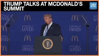 Trump Talks up Economy in Meeting with McDonald's Owners, Operators | Dawn News English