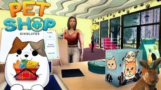Pet Shop Simulator First Look! | Starting our own Pet Shop with Bunnies and Hamsters!