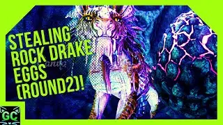 Using a Shadowmane to Steal Rock Drake Eggs! Ep:13 (ARK Fjördur)