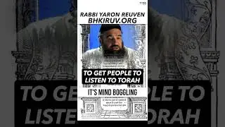 It's Mind Boggling Why More Jews Don't Do This #RabbiYaronReuven #Torah #Judaism #KIRUV #Jewish