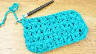 Häkel Idee | V-Muster mit Stäbchen häklen | Schnelles Muster für den Frühling | Woll Ideen