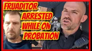 Brainless Canafian Frauditor ARRESTED For Harassment While on PROBATION