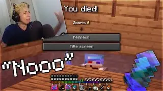 Reaction: Streamer RAGES when TRAPPED in Minecraft UHC