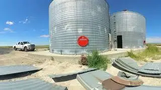 Grain Bin transformation beginning