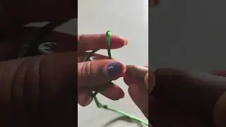 Chrochet slip knot slow and how to make chains#relaxing music