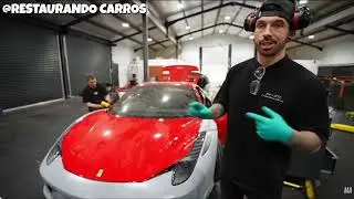 Restaurando FERRARI 408 parte 2#ferrari #carros #carro #restauracao 