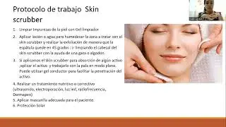 CLASE DE COSMIATRIA /SKIN SCRUBER Y MICRODERMOABRASIÓN