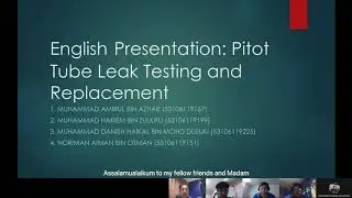 English Presentation: Pitot Tube Testing And Replacement