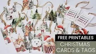 Christmas Printables Free, DIY Christmas Gift Tags, Free Printable Xmas Card