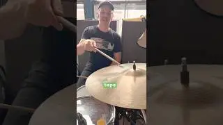 drum hack: mailbox key on cymbal #musicproduction