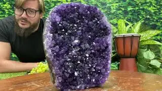 DARK PURPLE Amethyst Geode 