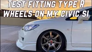 Test Fitting Oem Type R Wheels!!