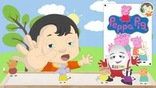 Peppa Pig Family Open Egg Surprise Finger Family Song Kinder Joy Nursery Rhymes