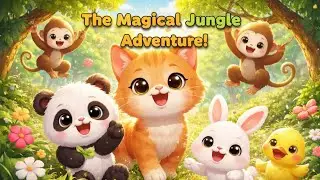 The magical jungleadventure  of Duck& kitty 😻 🌳Duck& kitty save the jungle🌳@AnimatedStoryHub-g8u