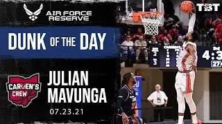 Carmen&rsquo;s Crew, Julian Mavunga, Air Force Reserve Dunk of the Day