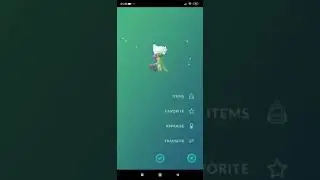 Evolution of Shiny Roselia to Roserade in Pokemon go