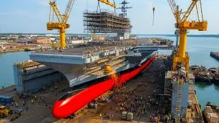 How the USS John F. Kennedy Is Built &ndash; Inside America&rsquo;s Next Supercarrier Shipyard (Full Process)