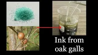 making ink the way people did it 1000 years ago