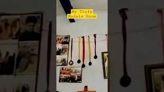 My #Running#Troffy #Medals Room