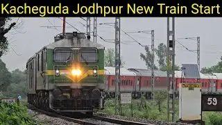 Kacheguda Jodhpur New Daily Train Service. Via Chittor Ajmer Marwar