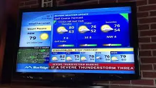 Weatherscan - Severe Weather Mode Glitch (June 9th 2021)